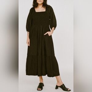 Laude The Label Smocked Bodice Dress NWT
